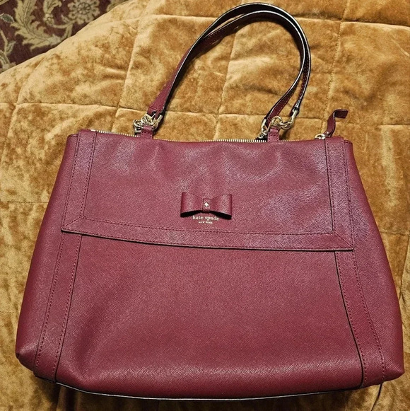 Kate Spade Leather Shoulder Bag with Bow NWOT! - Picture 3 of 11
